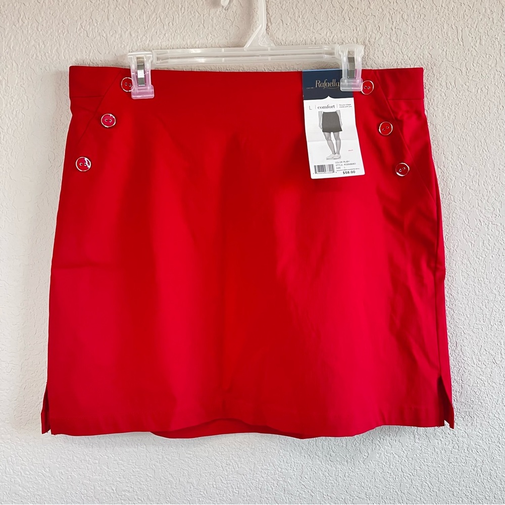 New Red rafaella skort - Picture 2 of 6